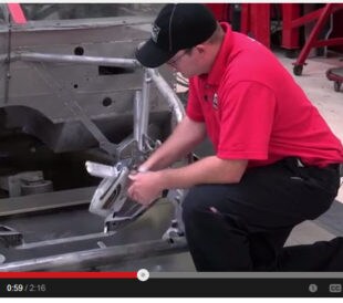 Ganassi measures all the metal they use in car fabrication, from the chassis to suspension component