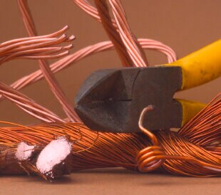 cut copper wires