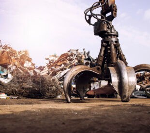 image of scrap metal claw