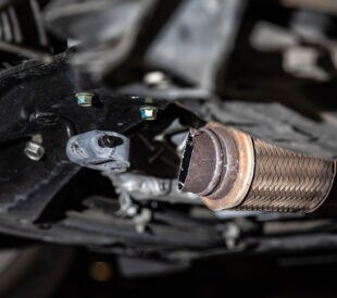 Catalytic Converters contain valuable metals like Platinum and Palladium that help reduce pollution from car emissions. Thieves have been targeting them across the US because of their resale value. Catalytic Converters are easily accessible from underneath the car, and can be quickly removed with a reciprocating saw or other tools to cut metal.