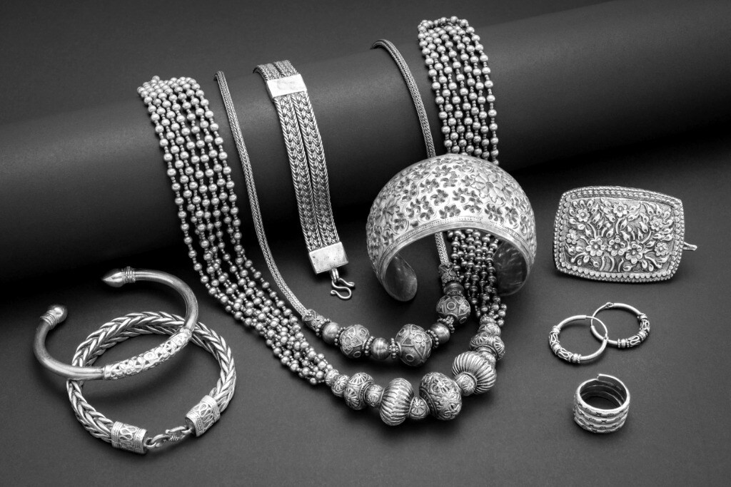 silver jewelry