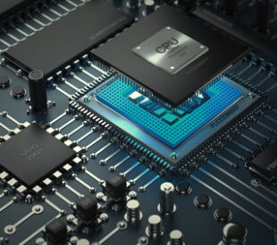 Central computer processors CPU concept. Technology background. High resolution 3D render. Image: Iaroslav Neliubov/Shutterstock.com.
