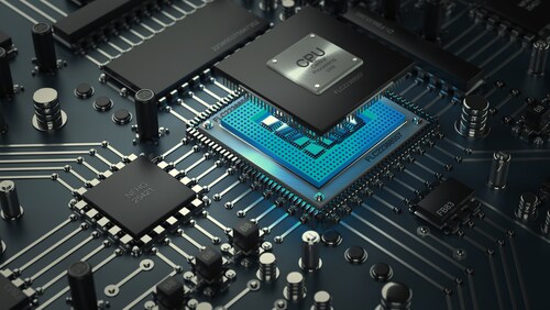 Central computer processors CPU concept. Technology background. High resolution 3D render. Image: Iaroslav Neliubov/Shutterstock.com.