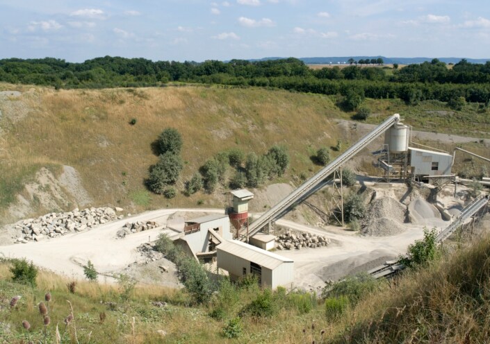 Limestone quarry
