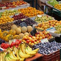 fruit and veg market stall
