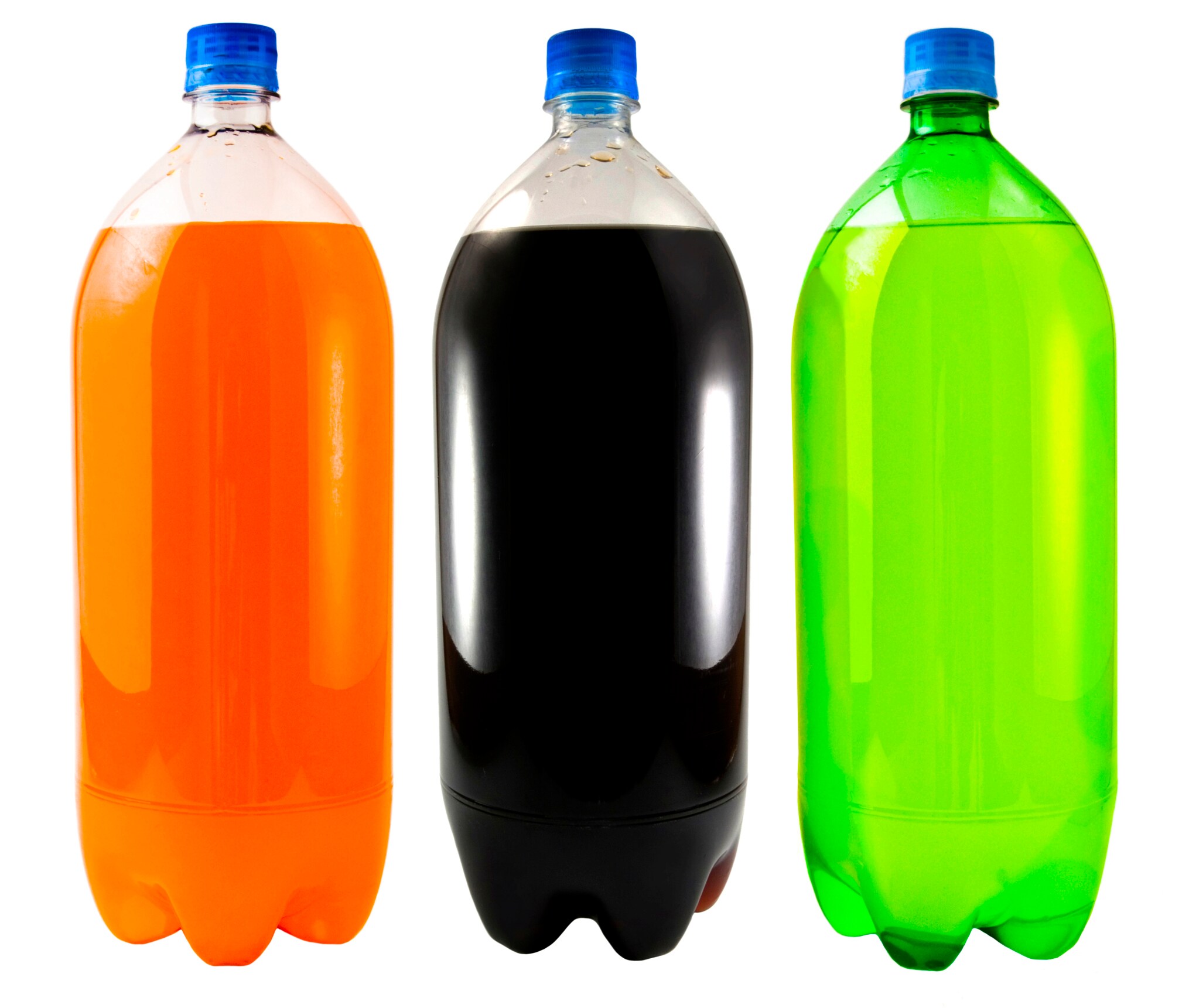 soda bottles
