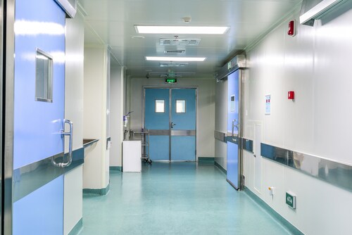 Corridor in hospital. Image: dailin/Shutterstock.com