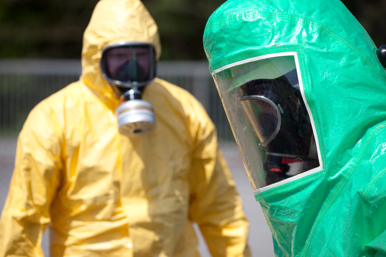 hazmat team