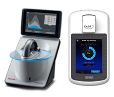 NanoDrop 超微量分光光度計 & Qubit Fluorometer