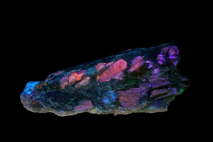 Lithium mineral spodumene, major source of lithium