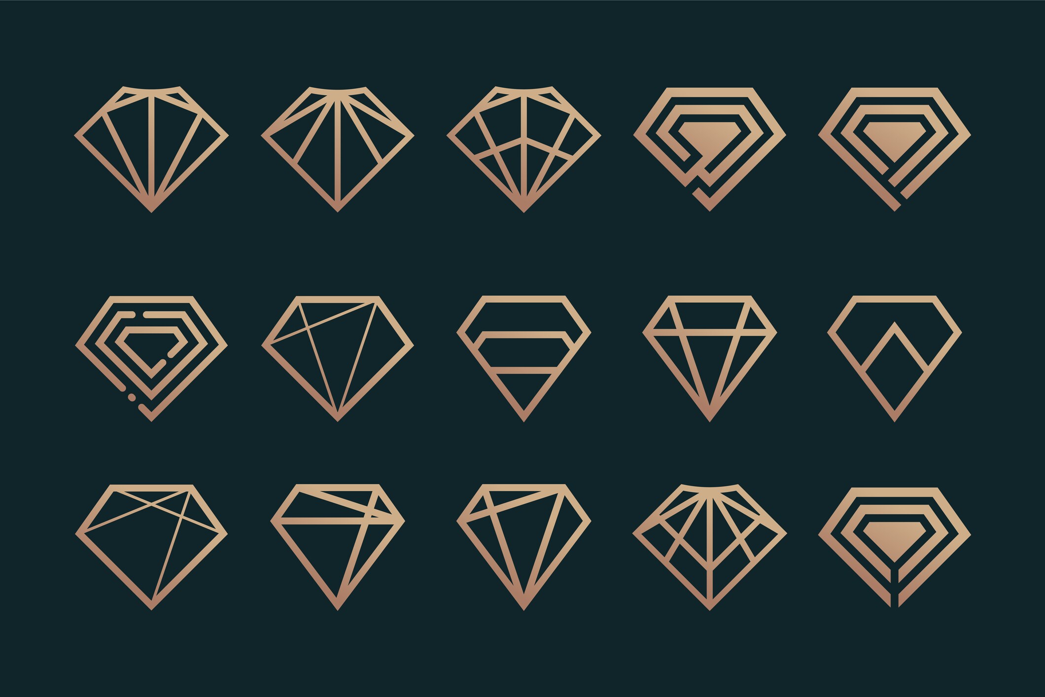Shield design bundle element vector idea with creative modern style