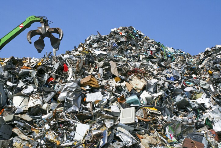 scrap metal yard