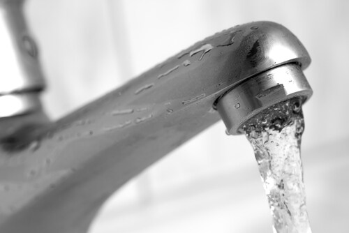 Water running out of a faucet. Image: Gyvafoto/Shutterstock.com