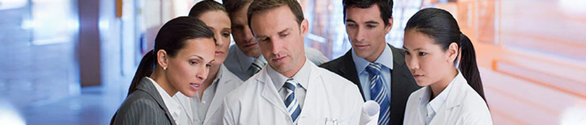 Group of scientific professionals Team inspects plans for project together