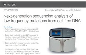 Low frequency mutation NGS from cfDNA Next-generation sequencing analysis of low-frequency mutations from cell-free DNA