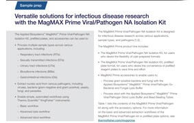 Solutions for infectious disease research with MagMAX Prime Document thumbnail