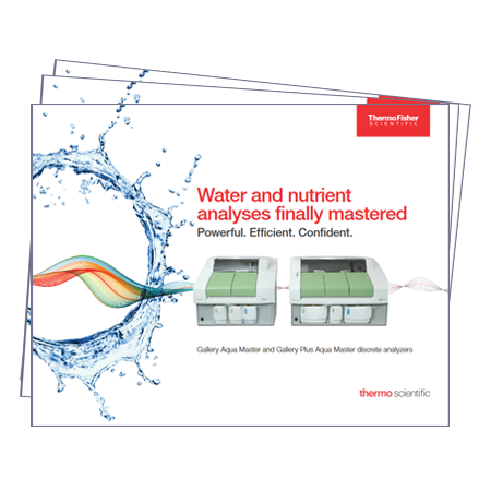 High-throughput water and nutrient analysis High-throughput water and nutrient analysis