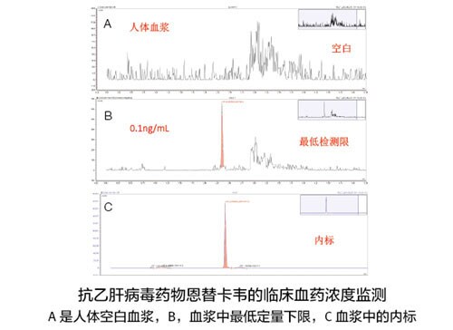 图2 方法学考察——专属、卓越的灵敏度 图2 方法学考察——专属、卓越的灵敏度