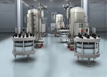 Fermenters and columns used in plasmid DNA production and purification Fermenters and columns used in plasmid DNA production and purification