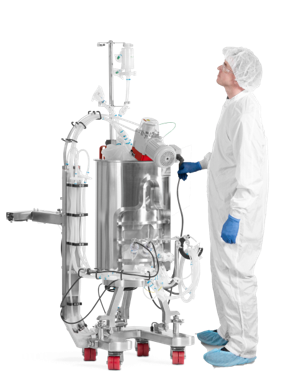 A bioreactor used for mRNA synthesis using in vitro transcription A bioreactor used for mRNA synthesis using in vitro transcription