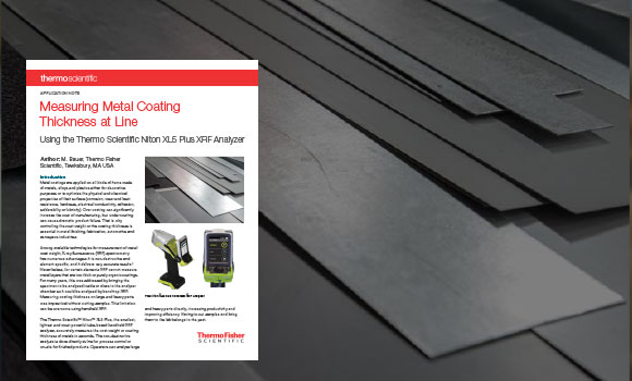 Measuring Metal Coating Thickness at Line Measuring Metal Coating Thickness at Line