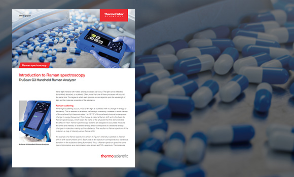 Introduction to Raman spectroscopy with TruScan G3 Analyzer Introduction to Raman spectroscopy with TruScan G3 Analyzer