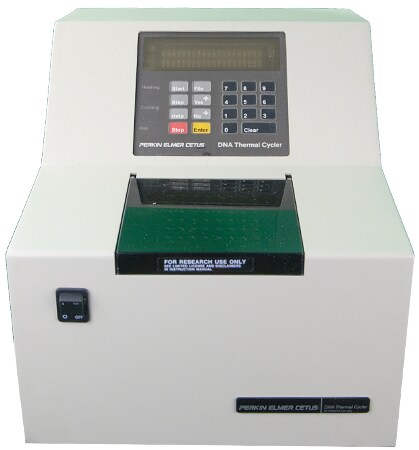 TC1 DNA Thermal Cycler First commercial thermal cycler, TC1 DNA Thermal Cycler by Perkin Elmer Cetus