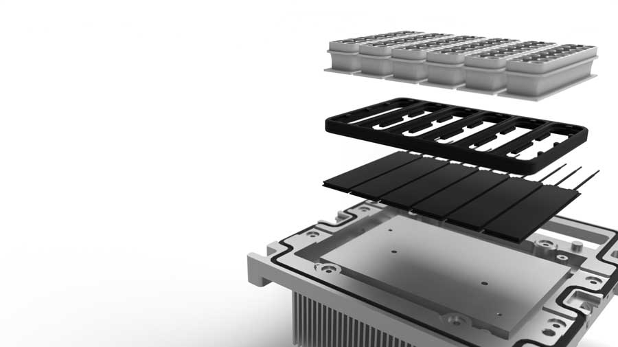 Advanced temperature gradient VeriFlex block technology showing various stacked elements that allow for advanced temperature gradient