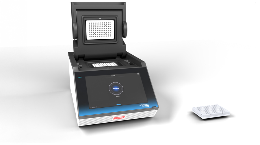 PowerFlex 96-well thermal cycler Full skirt pcr plate with PowerFlex 96 well thermal cycler