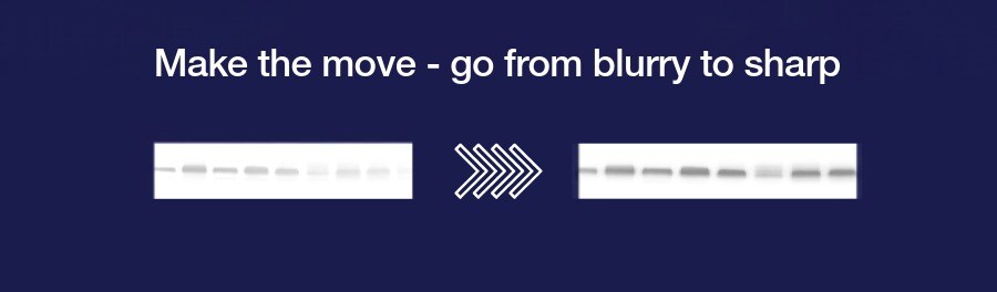Go from blurry to sharp decorative image
