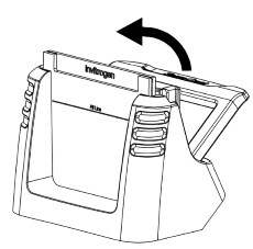 Place the glass plate assembly in the handcast station Place the glass plate assembly in the handcast station