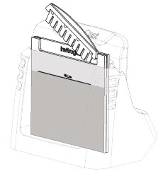 Surecast combs Insert the comb slowly by starting at one end and sliding it between the glass plates until both ends are in place