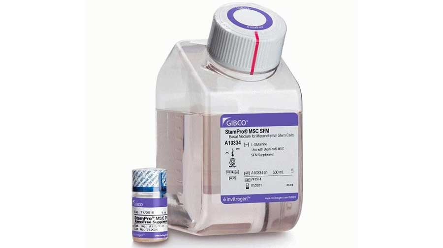 StemPro MSC SFM XenoFree product photo of StemPro MSC SFM XenoFree media bottles