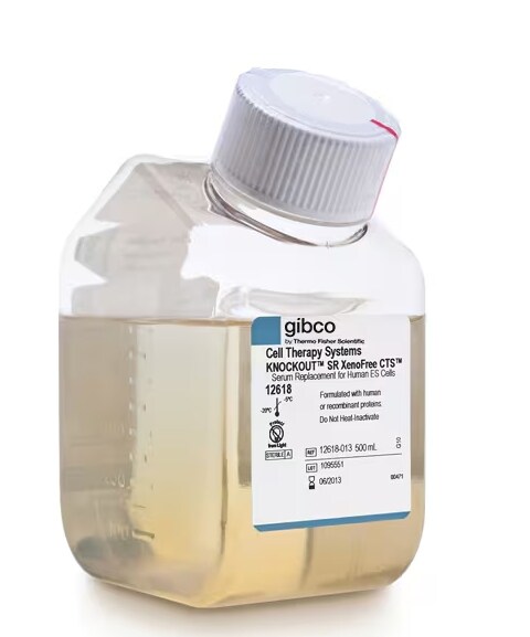 CTS KnockOut SR XenoFree Medium product photo of CTS KnockOut SR XenoFree Medium bottle