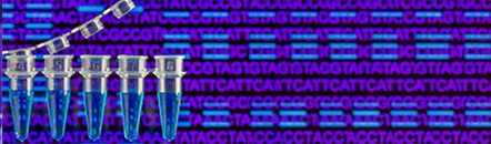Next generation sequencing Image showing DNA structure with nucleic acid sequence