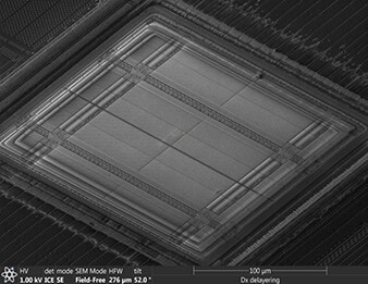 100x100um Deprocessing 100x100um Deprocessing