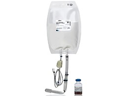 Detachable Dynabeads CD3/CD28 Kit Group product Image of a bag of Detachable Dynabeads release buffer and vial of Detachable Dynabeads CD3/CD28