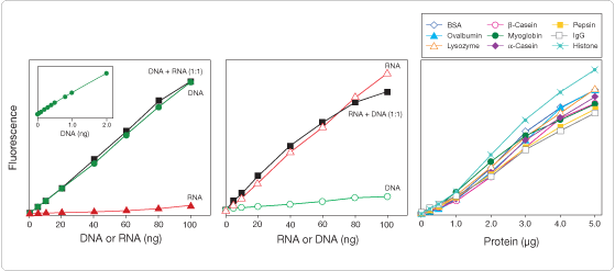 使用 Quant-iT 测定试剂盒进行定量分析 使用 Quant-iT 测定试剂盒进行定量分析