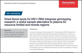 Dried blood spots (DBS) high-throughput pathogen detection This study illustrates how dried blood spot (DBS) samples can be used in a detection workflow for various pathogen types.