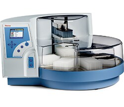 KingFisher Flex instrument image KingFisher Flex is a versatile benchtop automated extraction instrument used in the lab.