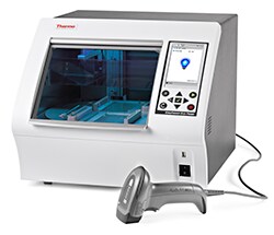 KingFisher Duo Prime instrument image KingFisher Duo Prime is a versatile, compact benchtop sample prep instrument for 6 or 12 samples per run.