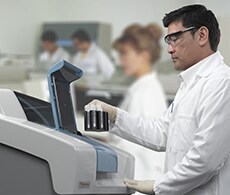 Laboratory Scientist Analyzing Drug Test Laboratory Scientist Analyzing Drug Test