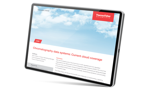 Chromatography Data Systems: Current cloud coverage Chromatography Data Systems: Current cloud coverage