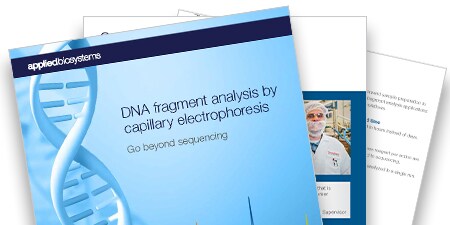 Brochure: DNA fragment analysis by capillary electrophoresis Brochure: DNA fragment analysis by capillary electrophoresis