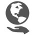 Global reach icon Global reach icon