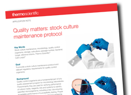 Stock Culture Maintenance Protocol Stock Culture Maintenance Protocol