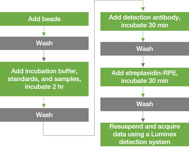 General workflow- liquid bead option General workflow- liquid bead option