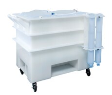 Accent plastic outer container Accent plastic outer container