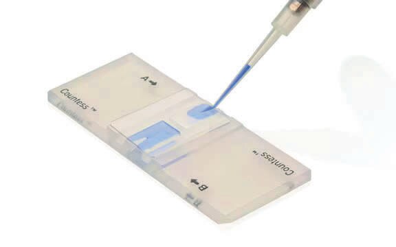 Countess 3 FL 自动细胞计数仪的可重复使用载玻片有助于降低耗材成本 Countess 3 FL 自动细胞计数仪的可重复使用载玻片有助于降低耗材成本