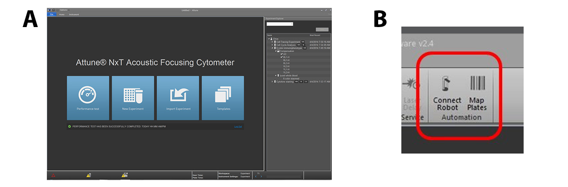 Attune NxT软件主界面 Attune NxT软件主界面